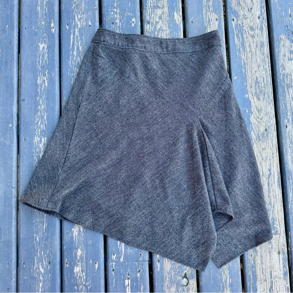 Reitmans Charcoal Asymmetrical Skirt